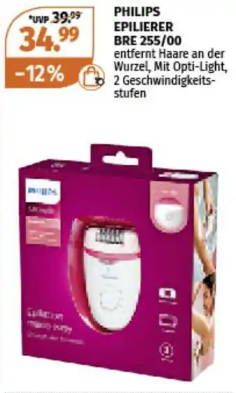 Müller PHILIPS EPILIERER BRE 255/00 Angebot