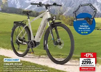 Lidl FISCHER E-Bike ATB, 27,5 Zoll ,,Terra 4.0i" Angebot