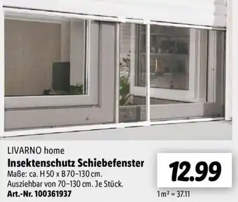 Lidl LIVARNO home Insektenschutz Schiebefenster Angebot