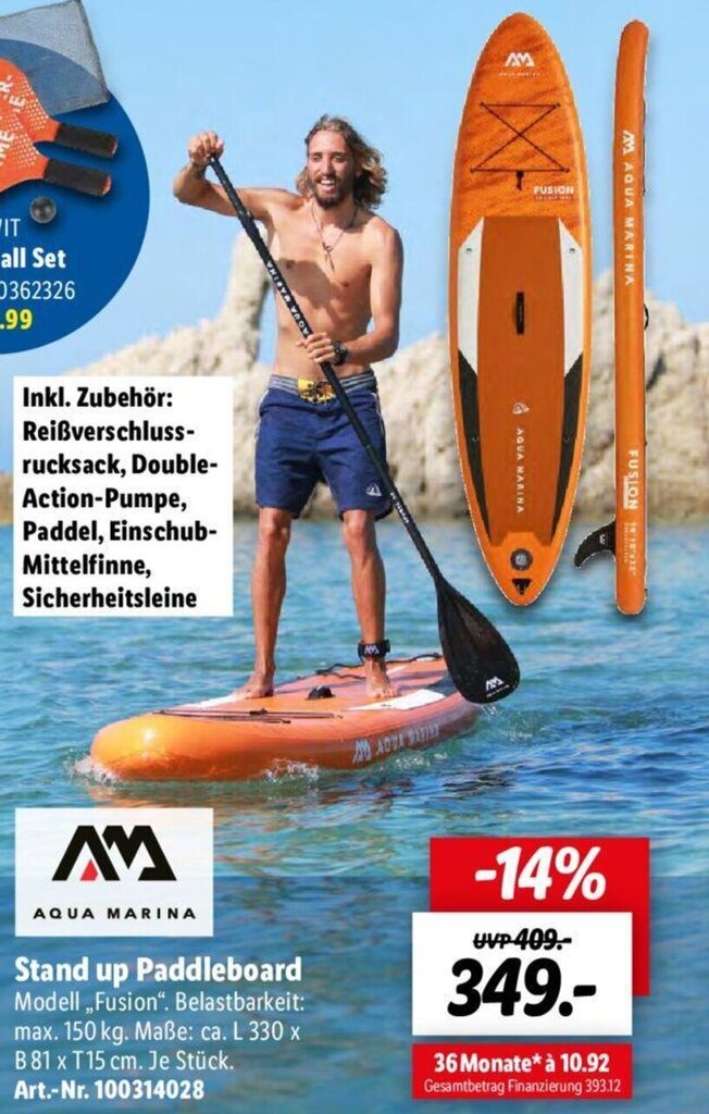 AQUA MARINA Stand up Paddleboard Angebot bei Lidl
