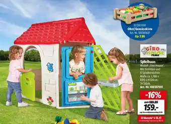 Lidl Spielhaus , Giro House" Angebot