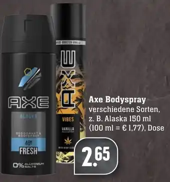 Edeka Neukauf Axe Bodyspray 150ml Dose Angebot