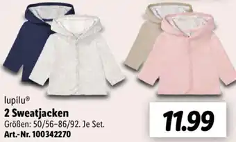 Lidl lupiluⓇ 2 Sweatjacken Angebot