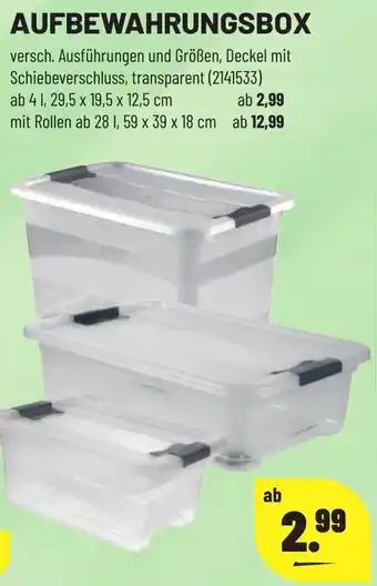 Leitermann Baumarkt AUFBEWAHRUNGSBOX Angebot