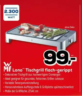 Euronics XXL WMF Lono Tischgrill Flach gerippt Angebot