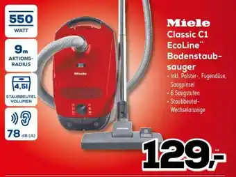 Euronics XXL Miele Classic C1 Ecoline Bodenstaubsauger Angebot