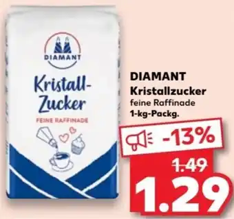 Kaufland DIAMANT Kristallzucker 1 kg Packg. Angebot