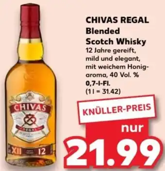 Kaufland CHIVAS REGAL Blended Scotch Whisky 0,7-L-FI. Angebot