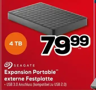 Euronics XXL Seagate Expansion Portable externe Festplatte Angebot