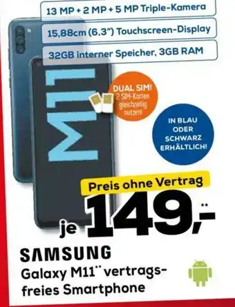 Euronics XXL Samsung Galaxy M11 Angebot