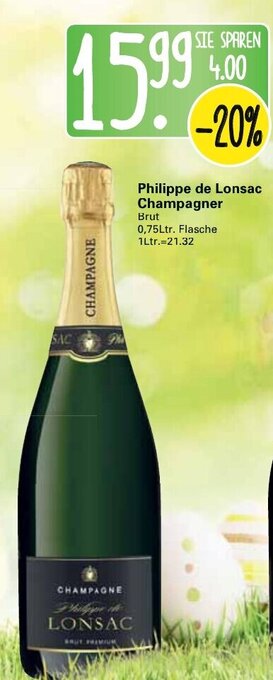 WEZ Philippe de Lonsac Champagner 0,7L Angebot