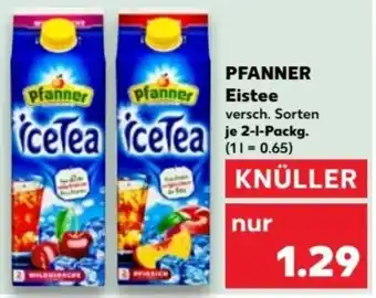 Kaufland PFANNER Eistee  2-L-Packg. Angebot