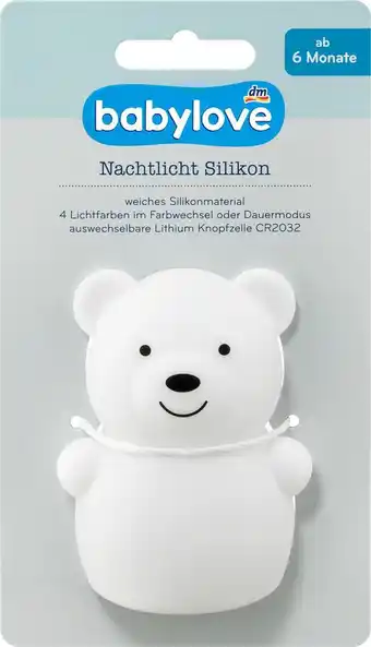 dm drogerie Babylove nachtlicht silikon Angebot