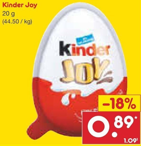 Kinder Joy Angebot