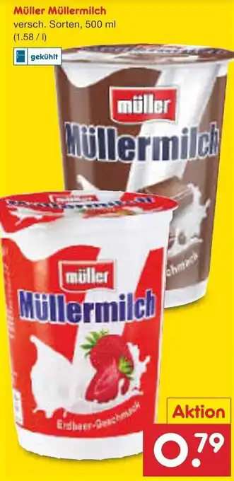 Netto Marken-Discount Müller Müllermilch 500 ml Angebot