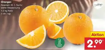 Netto Marken-Discount Orangen 1,5 kg Netz Angebot