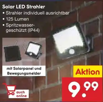 Netto Marken-Discount Solar LED Strahler Angebot