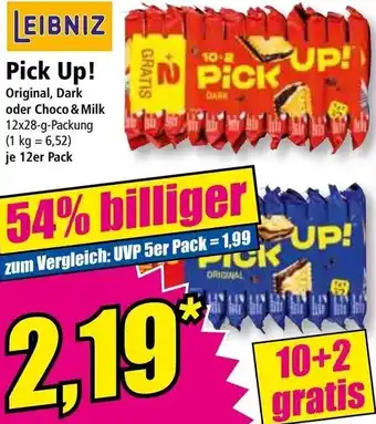 Norma Leibniz Pick Up! 12x28 g Packung Angebot