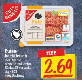 NP Discount Puten-hackfleisch 400g Angebot