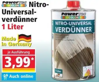 Norma PowerTec Color Nitro Universal-verdünner 1 Liter Angebot