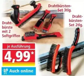 Norma Drahtbürste mit 2 Softgriffen Angebot