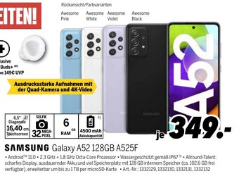 MEDIMAX Samsung Galaxy A52 128GB A52F Angebot