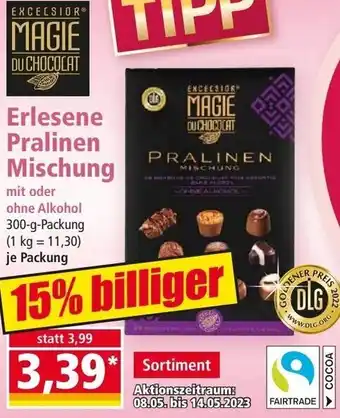 Norma EXCELSIOR MAGIE DU CHOCOLAT Erlesene Pralinen Mischung 300 g Angebot