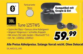 MEDIMAX JBL Tune 125TWS Angebot