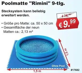 Stabilo Fachmarkt Poolmatte "Rimini" 9-tlg. Angebot