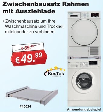 Stabilo Fachmarkt KesTek Zwischenbausatz Rahmen mit Ausziehlade Angebot