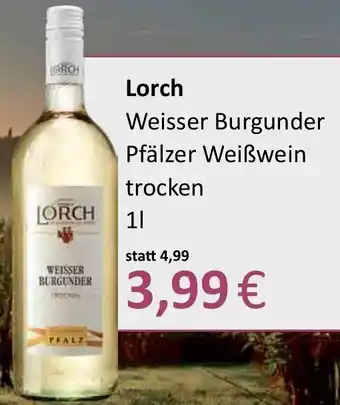 Aktiv Irma Lorch Weisser Burgunder 1 L Angebot