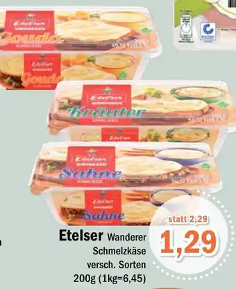 Aktiv Irma Etelser Wanderer Schmelzkäse 200g Angebot