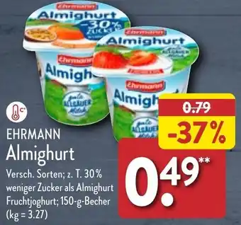 Aldi Nord EHRMANN Almighurt 150 g Becher Angebot