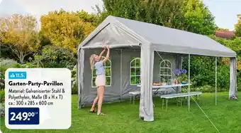 Aldi Nord Garten-Party-Pavillon Angebot