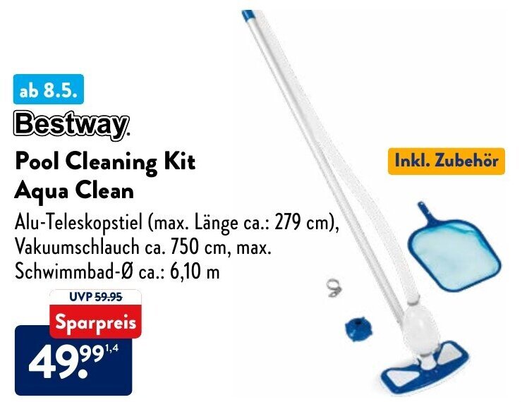 Bestway Pool Cleaning Kit Aqua Clean Angebot bei Aldi Nord