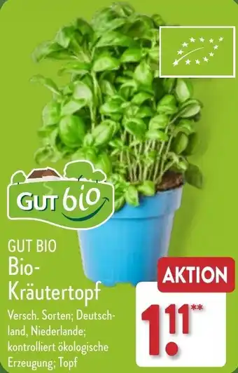 Aldi Nord GUT BIO Bio-Kräutertopf Angebot