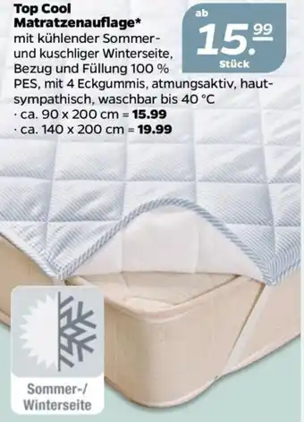 NETTO Top Cool Matratzenauflage Angebot