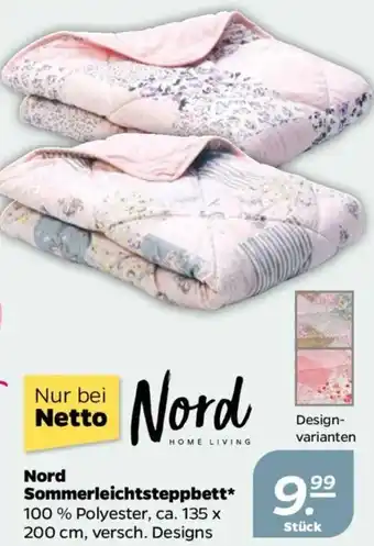 NETTO Nord Sommerleichtsteppbett Angebot