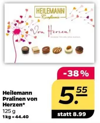 NETTO Heilemann Pralinen von Herzen* 125 g Angebot