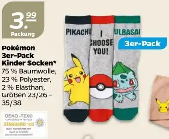 NETTO Pokémon 3er-Pack Kinder Socken* Angebot