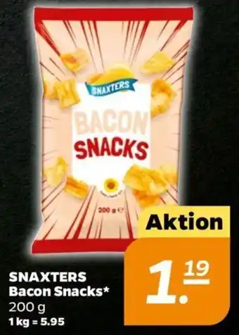 NETTO SNAXTERS Bacon Snacks 200 g Angebot