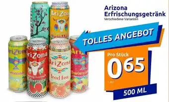 Action Arizona Erfrischungsgetränk Angebot