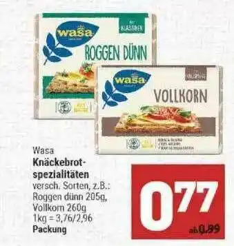 Marktkauf Wasa Knäckebrot-spezialitäten Angebot