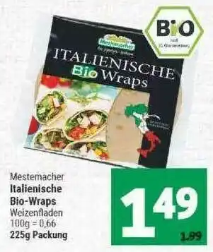 Marktkauf Mestemacher Italienische Bio-wraps Angebot