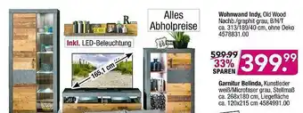 Möbel Boss Wohnwand Indy Angebot