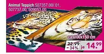 Möbel Boss Animal Teppich Angebot