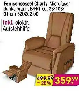 Möbel Boss Fernsehsessel Charly Angebot