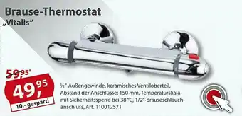 Sonderpreis Baumarkt Brause-thermostat „vitalis” Angebot