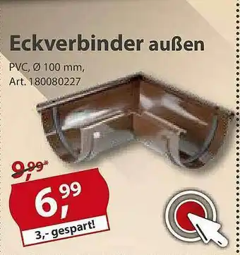 Sonderpreis Baumarkt Eckverbinder Außen Angebot