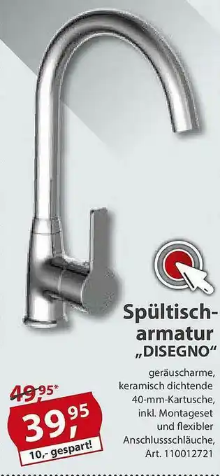 Sonderpreis Baumarkt Spültisch-armatur „disegno” Angebot